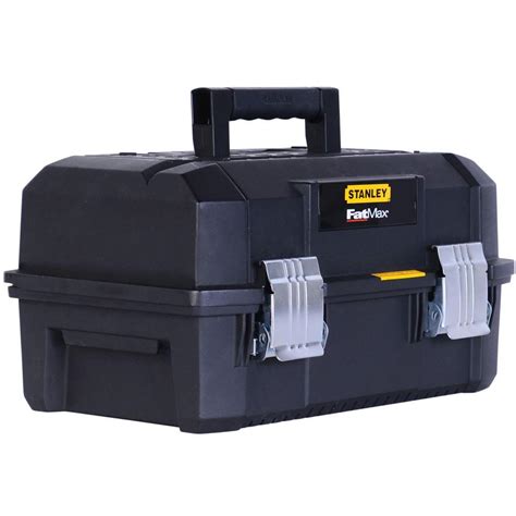 stanley fatmax metal plastic tool box 26 in|stanley fatmax cantilever tool box.